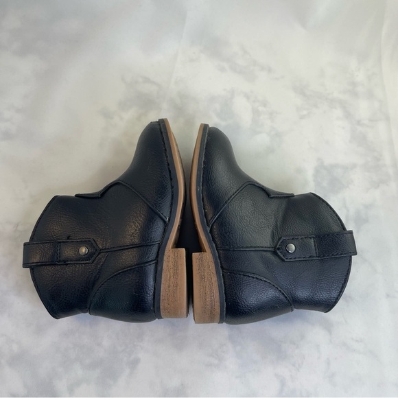 Little girl Black Ankle Boots Western Influence size 5 - Picture 7 of 8